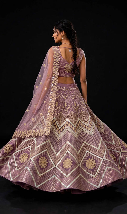 Rosé Heritage Embroidered Lehenga Choli Set