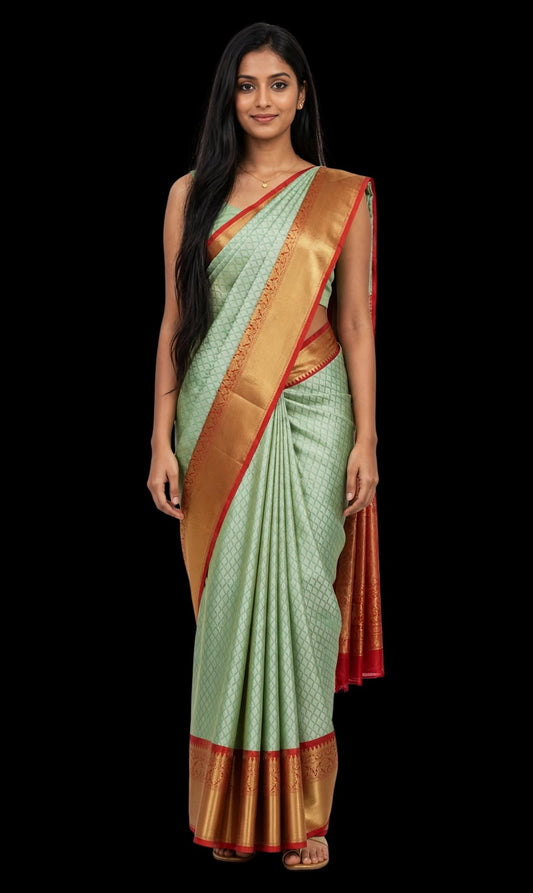 Banarasi Kanjivaram Soft Tissue Silk Saree